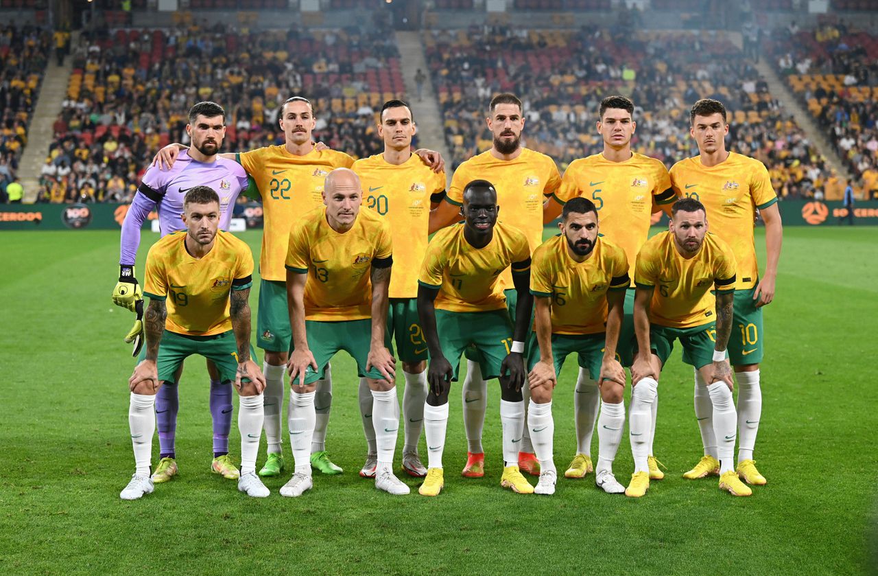 Het Australische elftal.