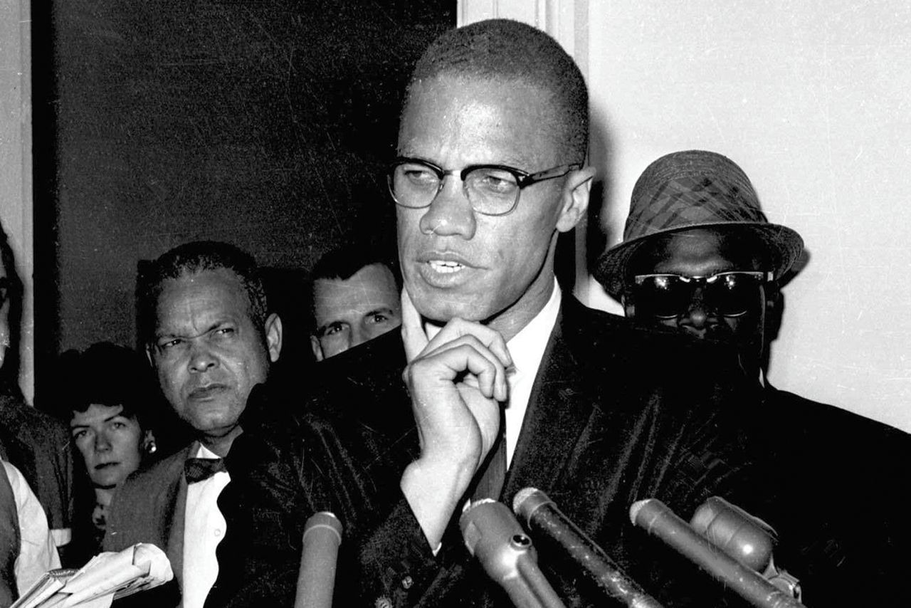 Burgerrechtenactivist Malcolm X werd in 1965 op 39-jarige leeftijd doodgeschoten.