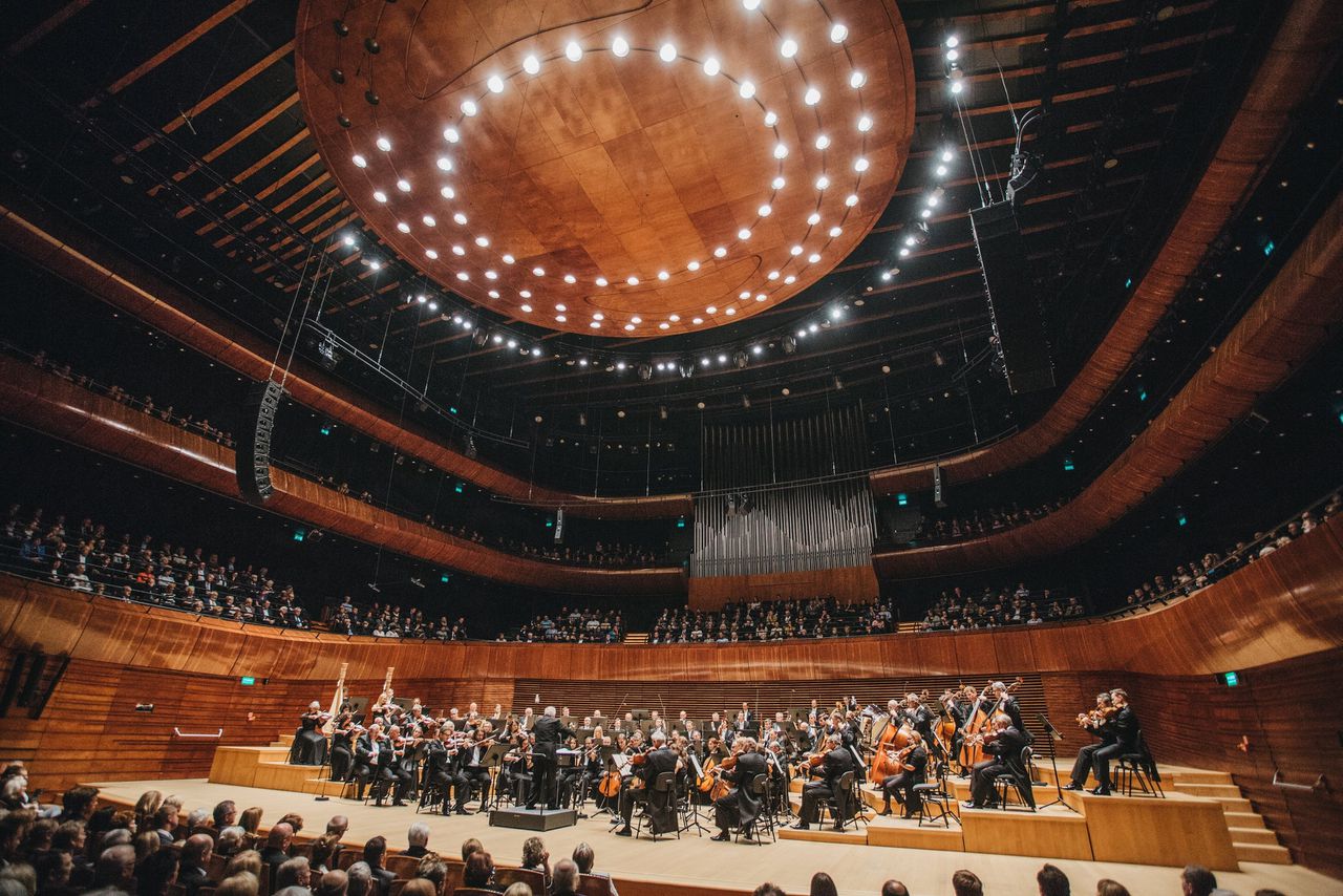 Concertzaal Nospr in Katowice, Polen.