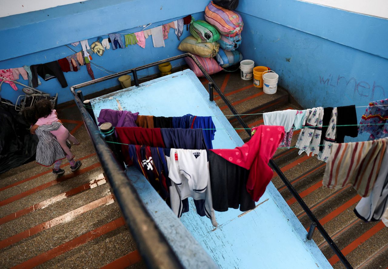 Kinderen in een opvanghuis in Bogota.