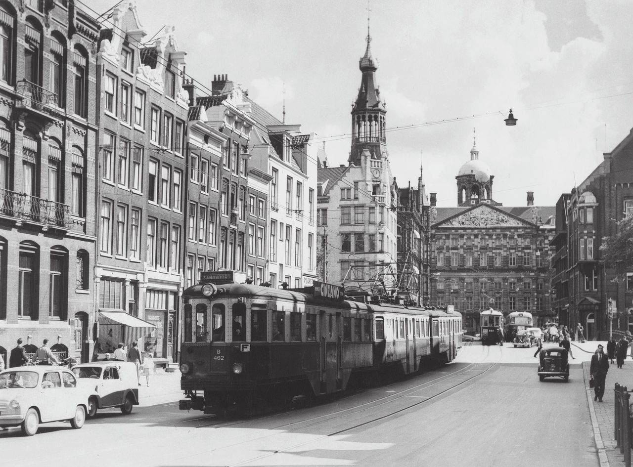 Raadhuisstraat, 1957.