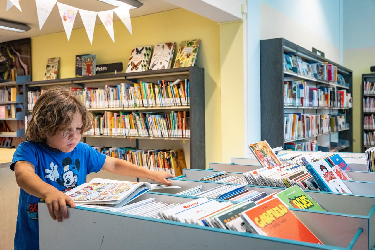 Een bibliotheek in de Limburgse stad Venlo.