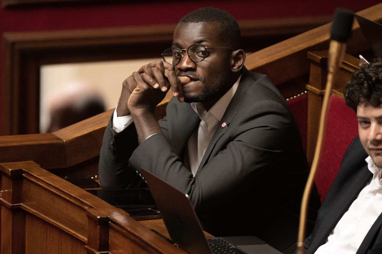 Carlos Martens Bilongo, in juli in het Franse lagerhuis.