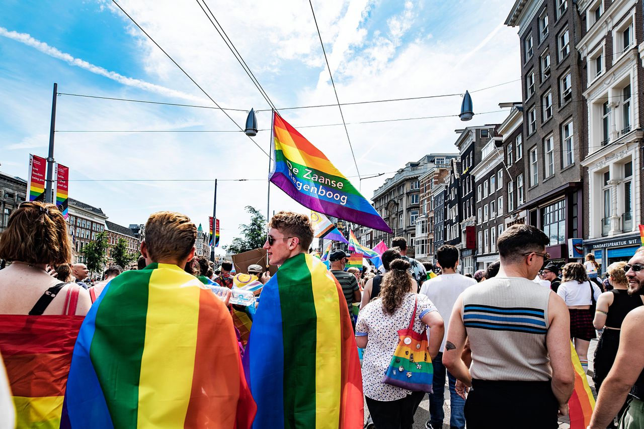 De pride walk in 2022.