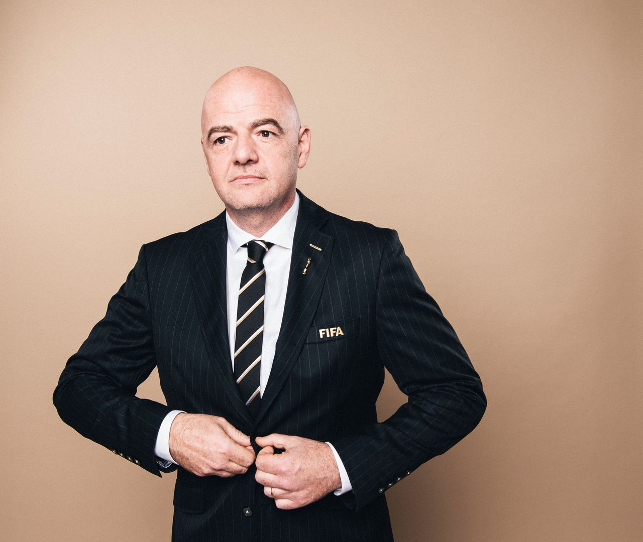 Gianni Infantino is sinds 2016 voorzitter van de wereldvoetbalbond FIFA.