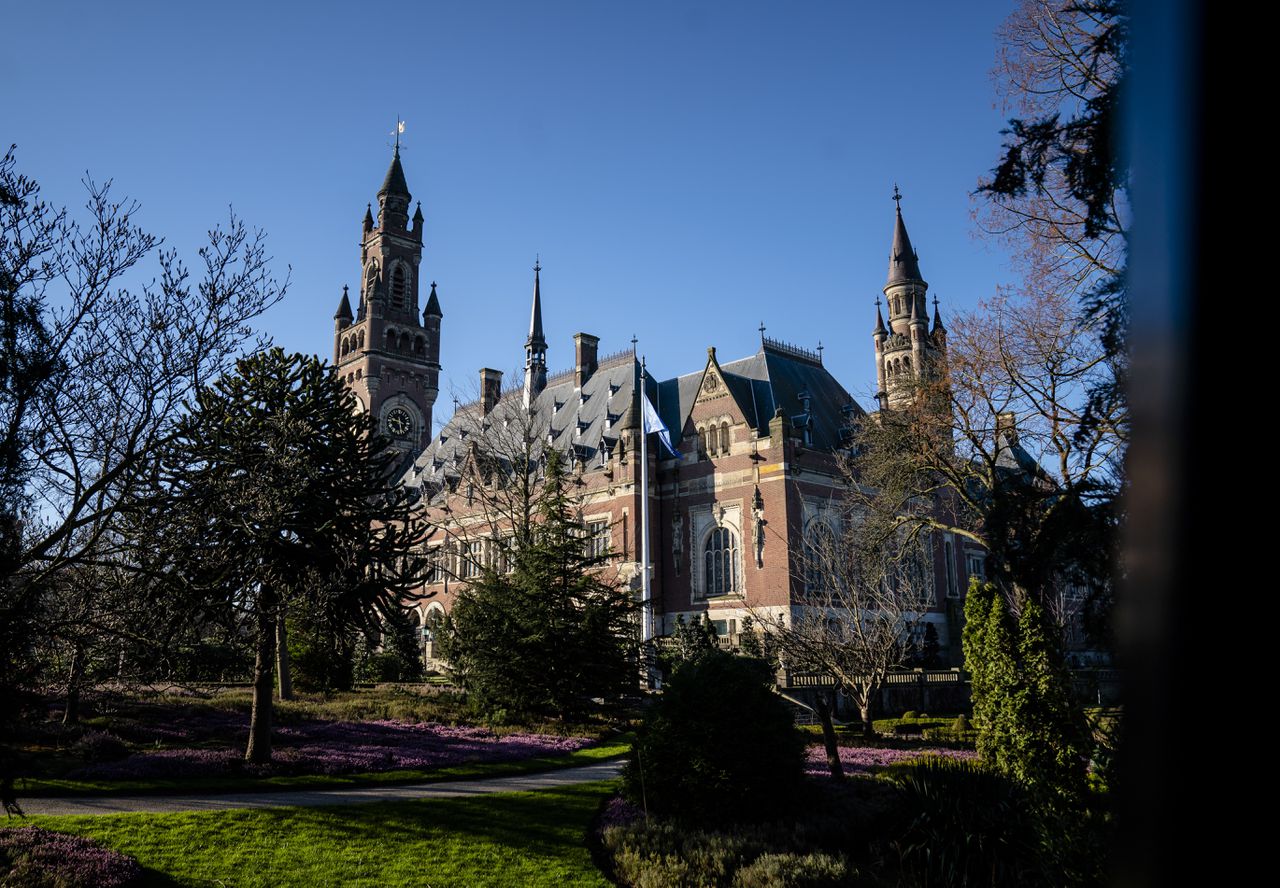 Het Vredespaleis in Den Haag, waar het Internationaal Gerechtshof is gevestigd.