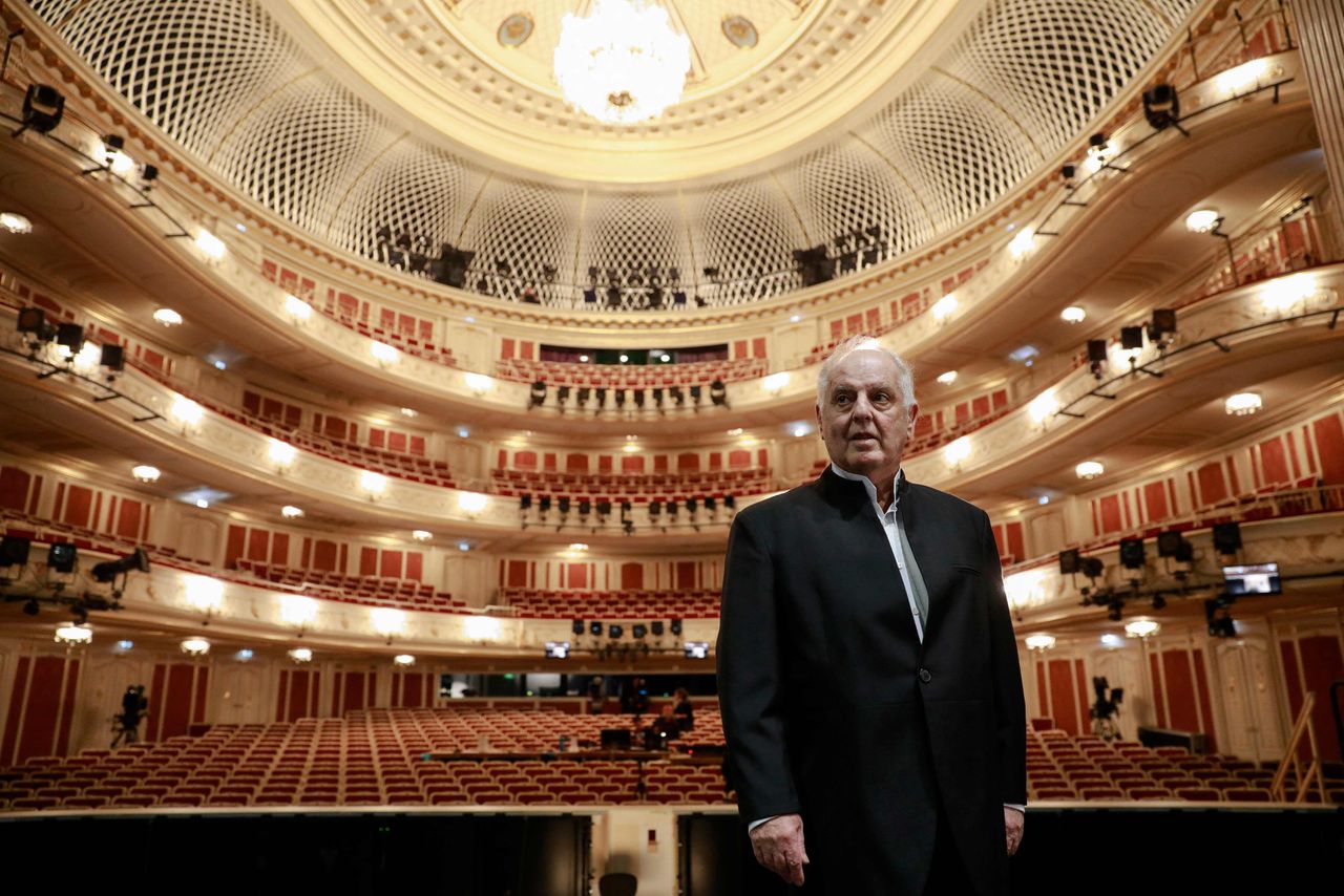 Daniel Barenboim in 2017 in de Berlijnse staatsopera Unter den Linden.