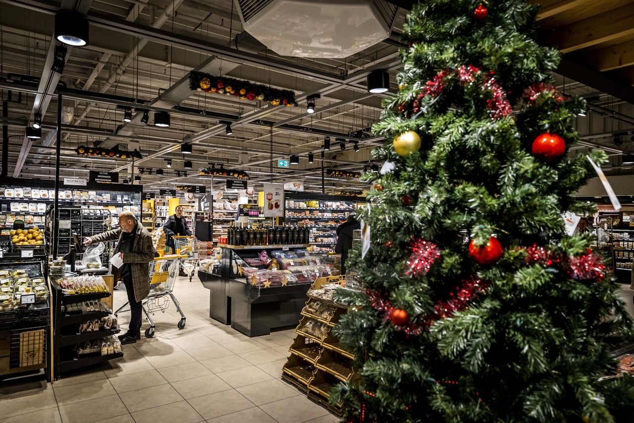 Een winkel van Jumbo in Amstelveen op Tweede Kerstdag