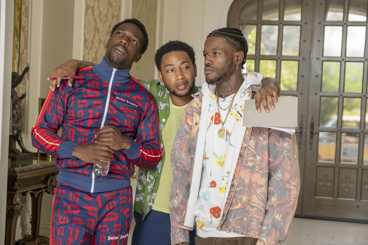 ‘House Party’, met (vlnr) Tosin Cole, Jacob Latimore en D.C. Young Fly.