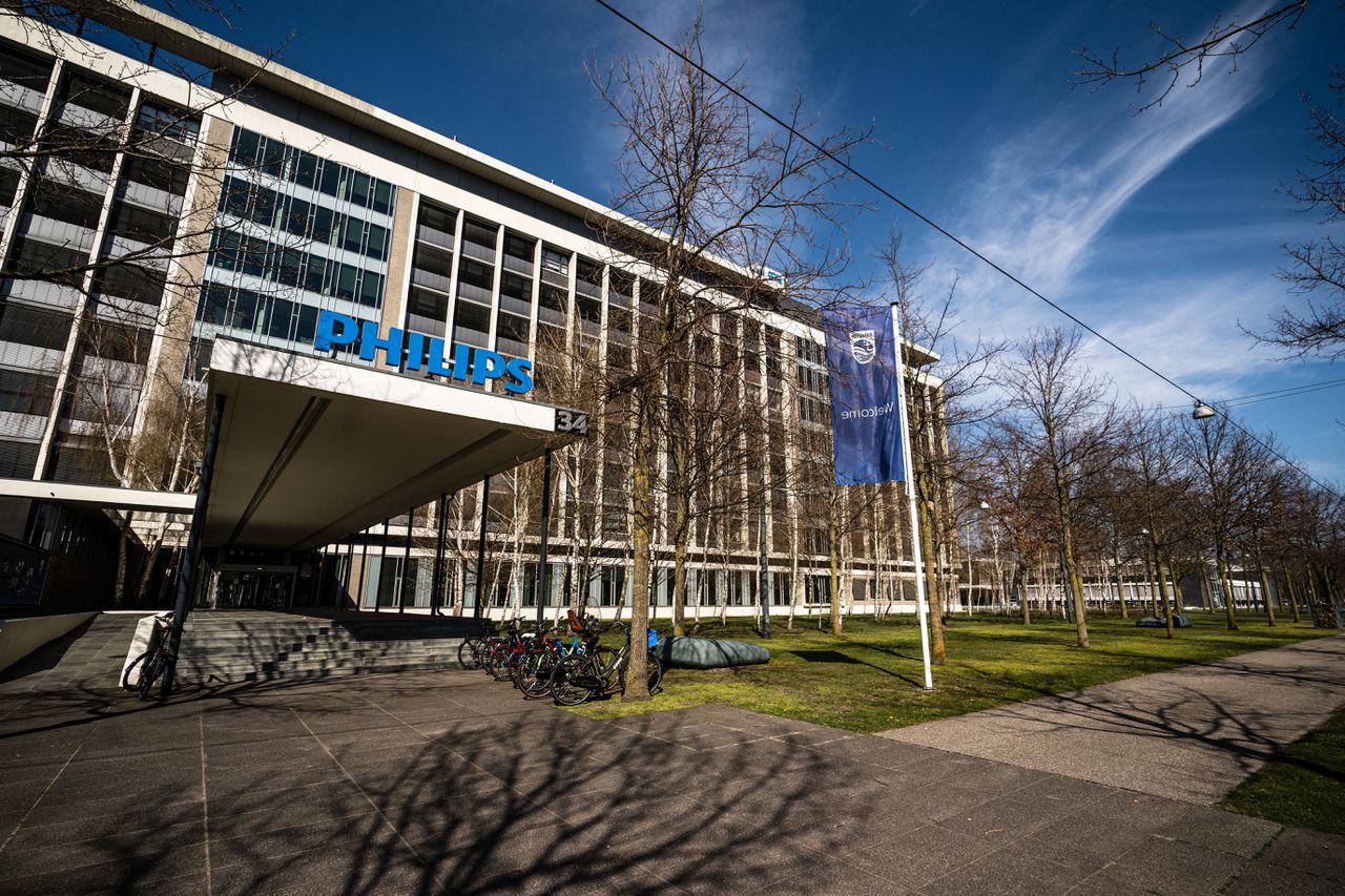 Een gebouw van Philips op de High Tech Campus in Eindhoven