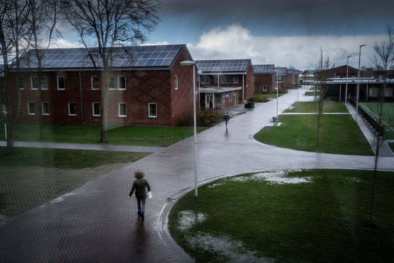 Het centrale opvangcentrum voor asielzoekers in Ter Apel.