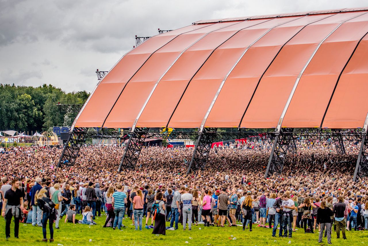 Het festivalterrein van Lowlands.