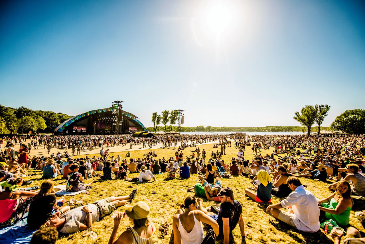 Het Down The Rabbit Hole Festival in 2018 bij Wijchen. Voor de editie van 2023 kochten de organisatoren stikstofruimte op bij nabijgelegen veehouders die vereist is voor een vergunning.