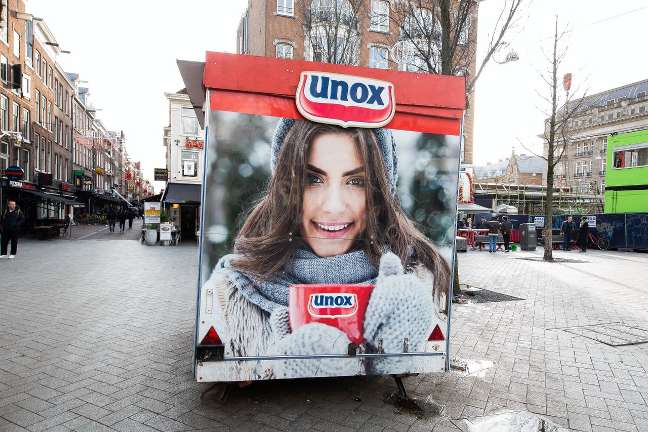 Unox, een merk van Unilever.