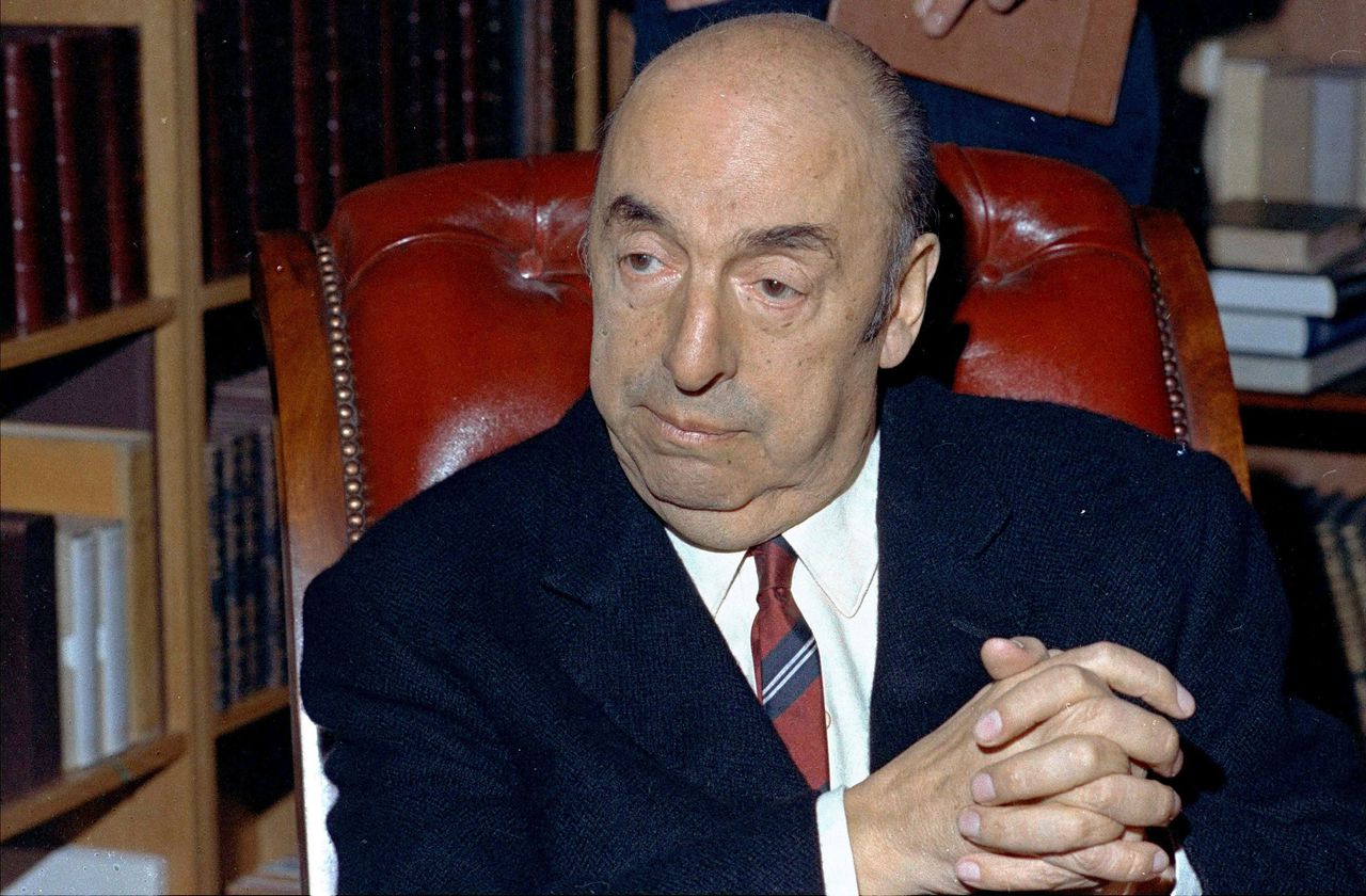 Pablo Neruda in 1971, twee jaar voor zijn dood.