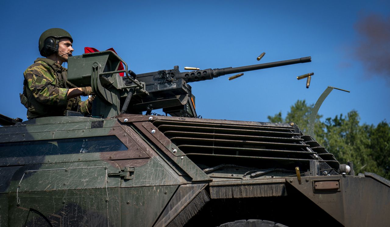 Infanteristen van 13 Lichte Brigade tijdens de jaarlijkse trainingssessie in Duitsland.