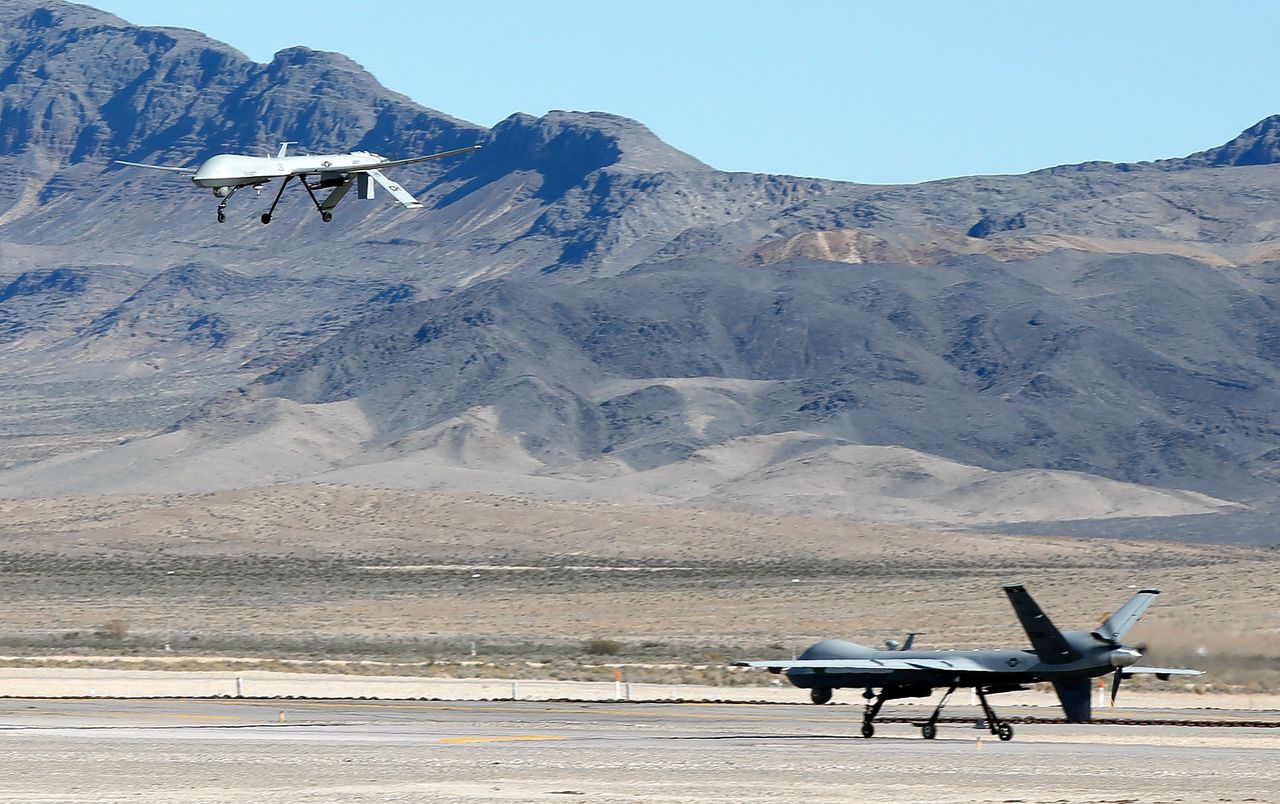 MQ-9 Reaper-drones van de Amerikaanse luchtmacht.