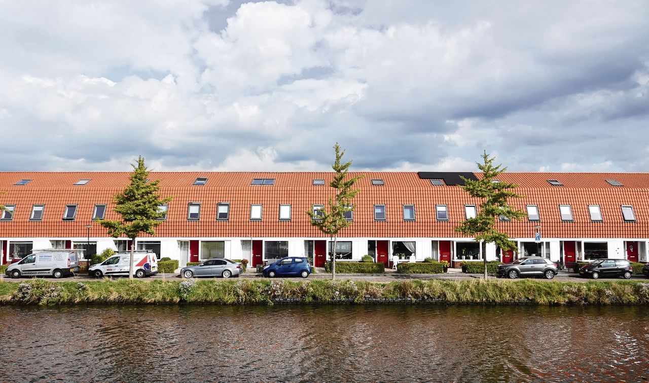 Sociale woningbouwwijk Vissershop in Zaandam.