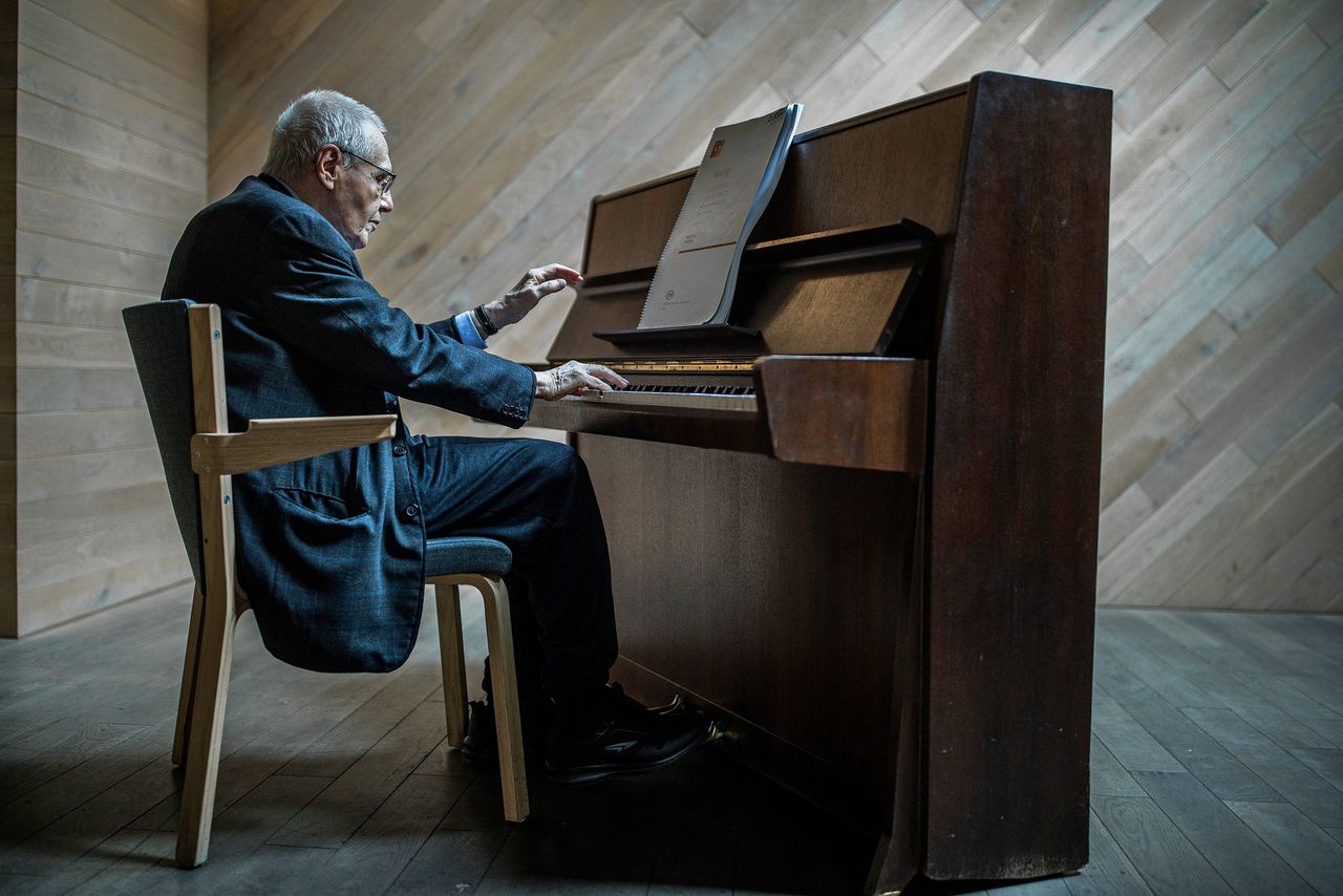 György Kurtág in Boedapest, 2018.