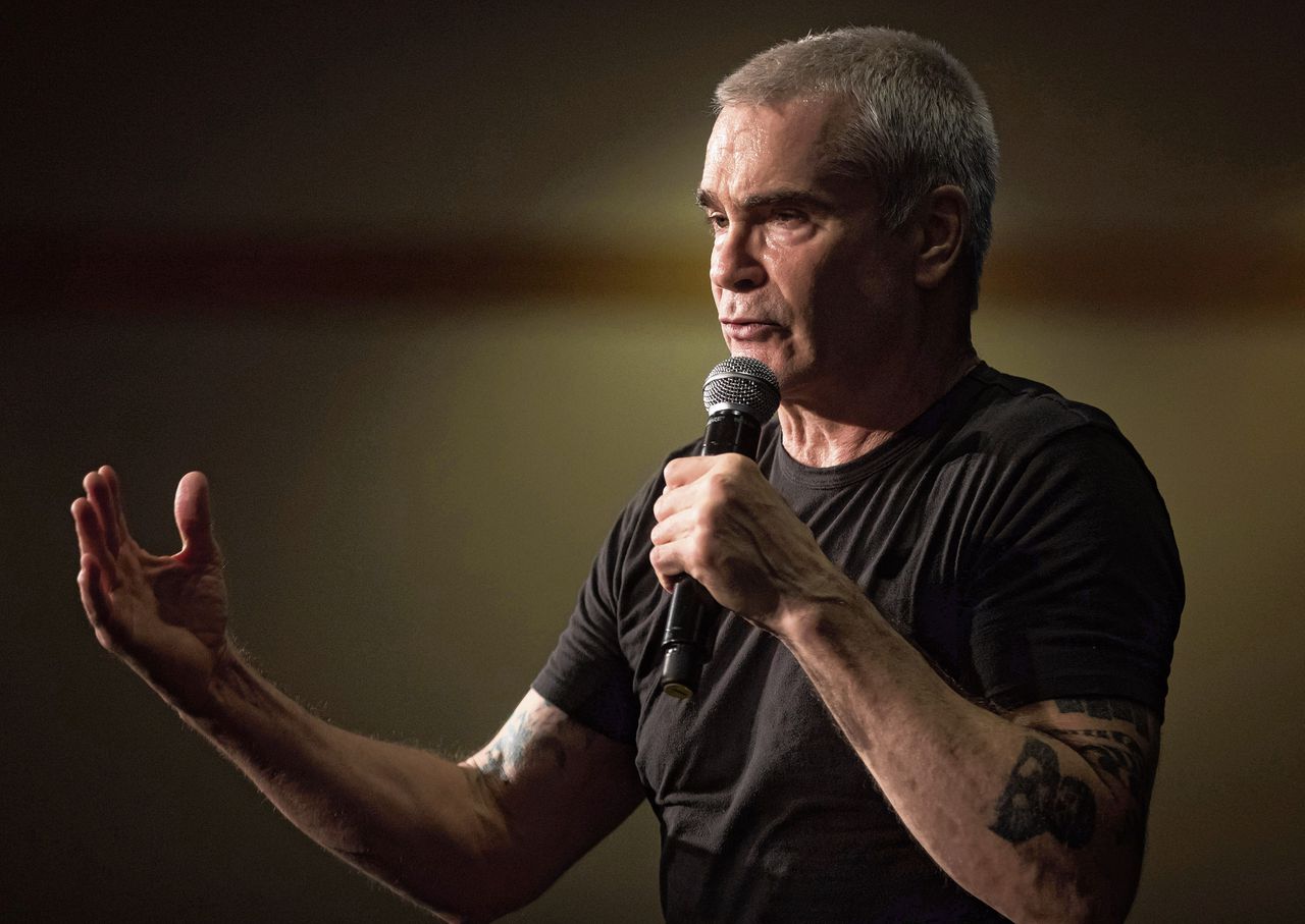 Henry Rollins op een congres in 2018.