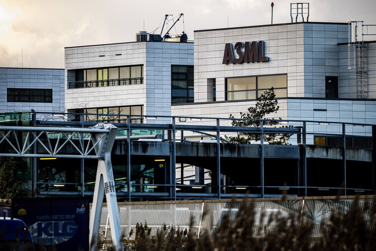 De chipgigant ASML in Veldhoven.