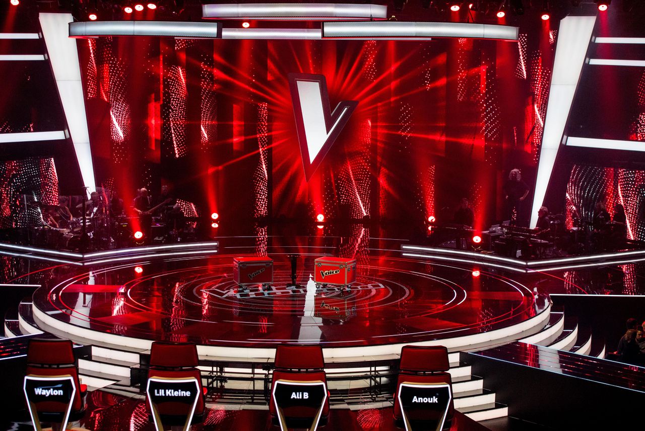 De set van The Voice of Holland.