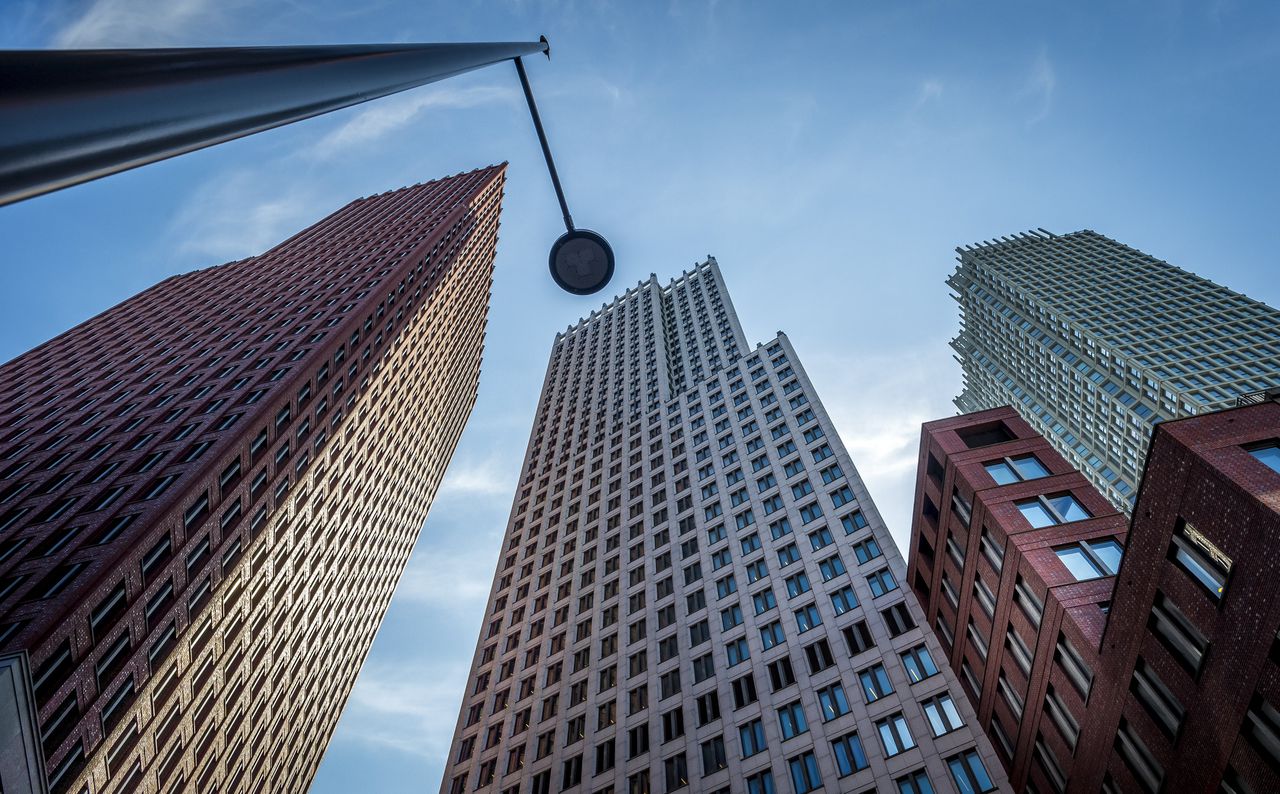 De ministeries van Binnenlandse Zaken en Veiligheid en Justitie in Den Haag.