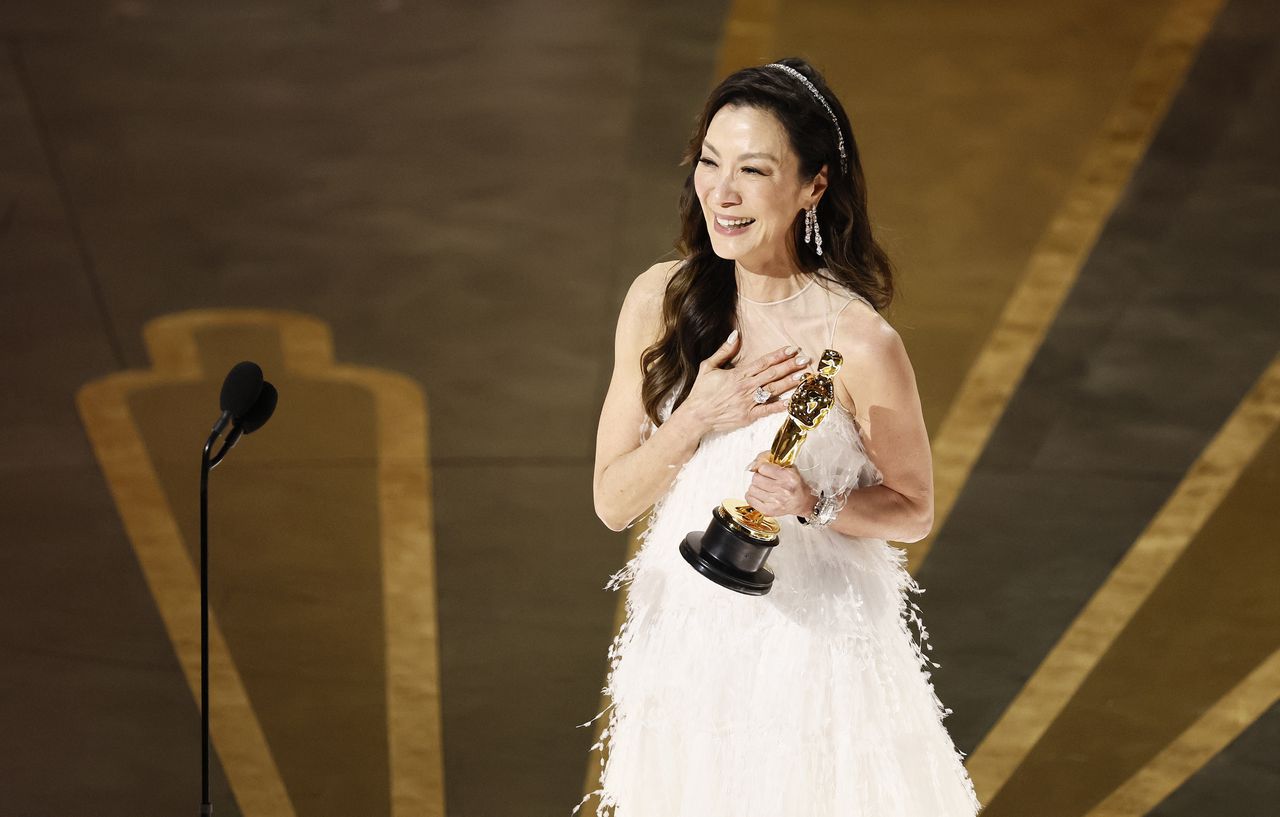 Michelle Yeoh na het winnen van de Oscar voor Beste Actrice voor haar hoofdrol in de film 'Everything Everywhere All at Once'