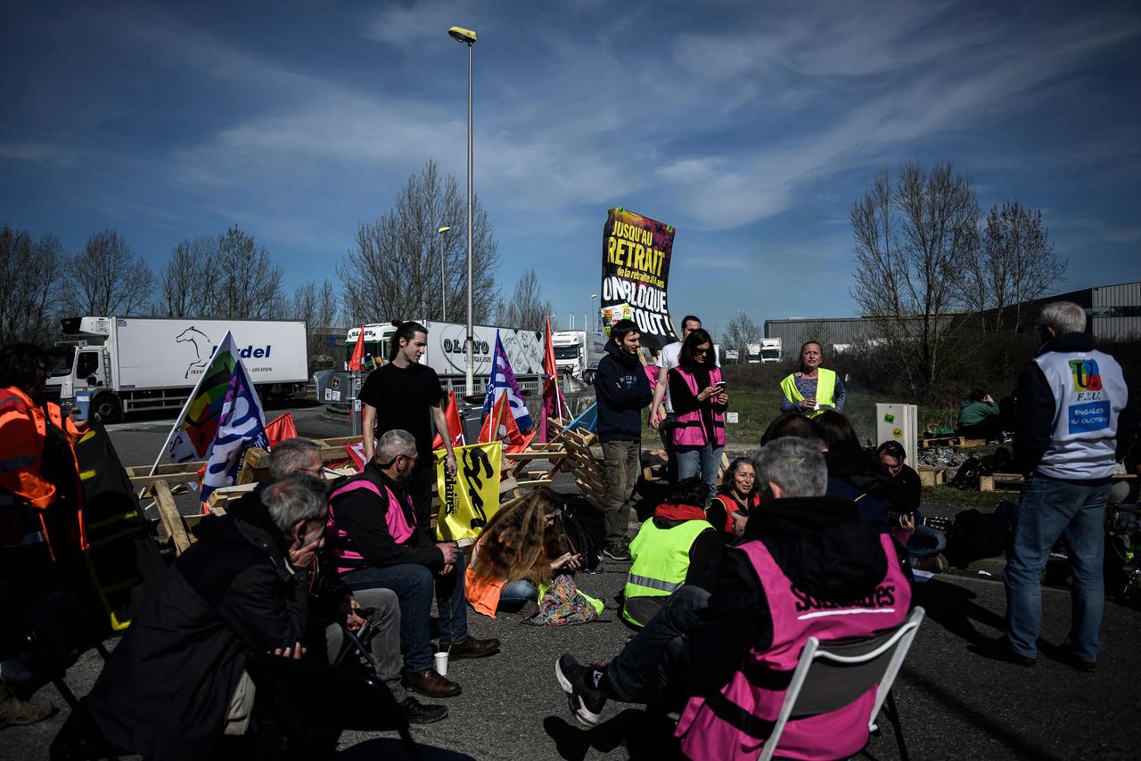 De aankondiging van de pensioenhervorming, half januari, zorgde voor grote maatschappelijke onrust in Frankrijk.