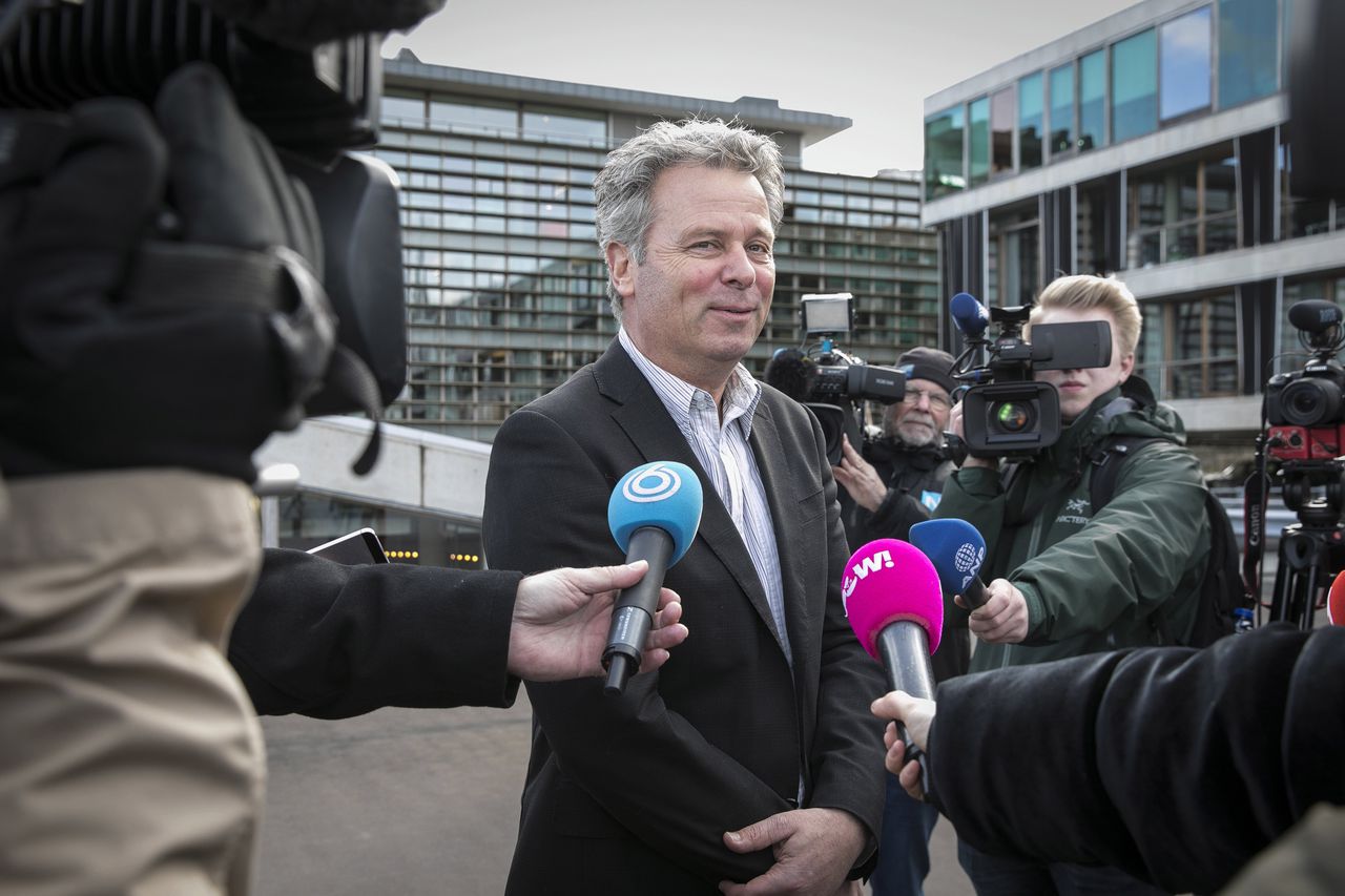 VPRO-directeur Lennart van der Meulen in Hilversum.