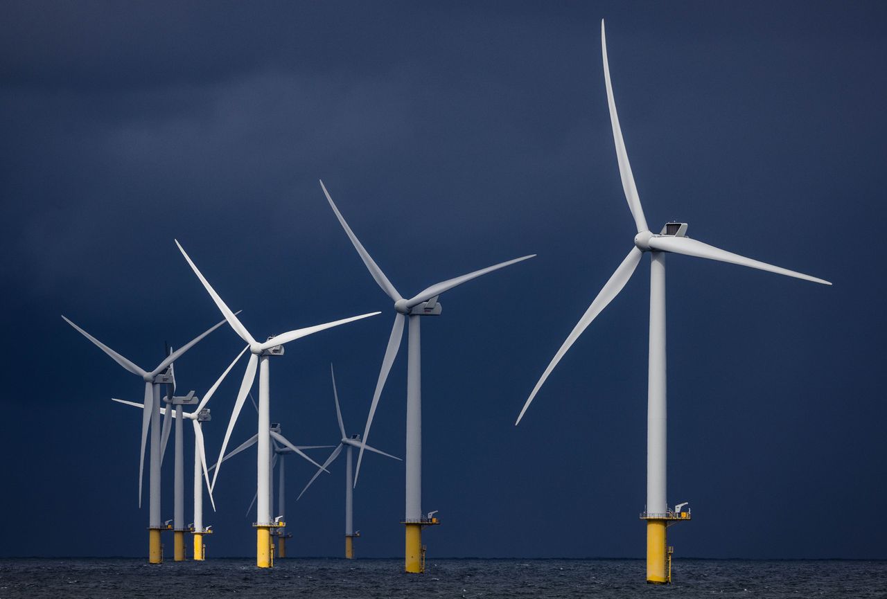 Op zee opgewekte stroom uit wind zal in 2035 voorzien in een belangrijk deel van de Nederlandse energiebehoefte.