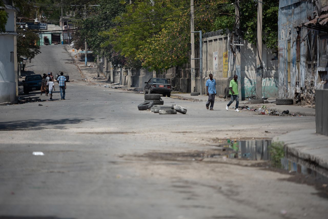 In de straten van de Haïtiaanse hoofdstad Port-au-Prince heerst al langer onrust vanwege bendegeweld.