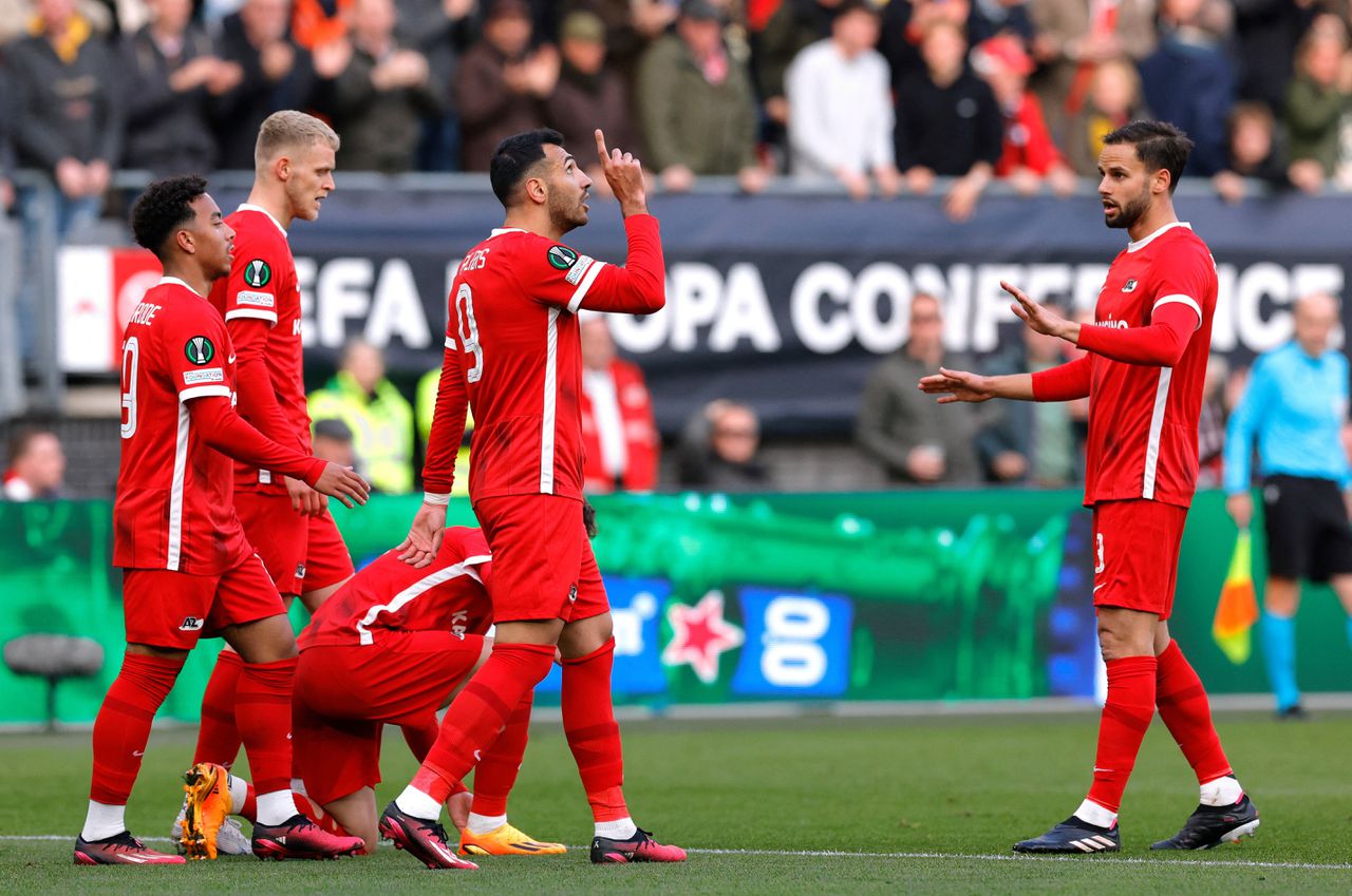 AZ juichte al vroeg tegen Anderlecht, maar won pas na strafschoppen.