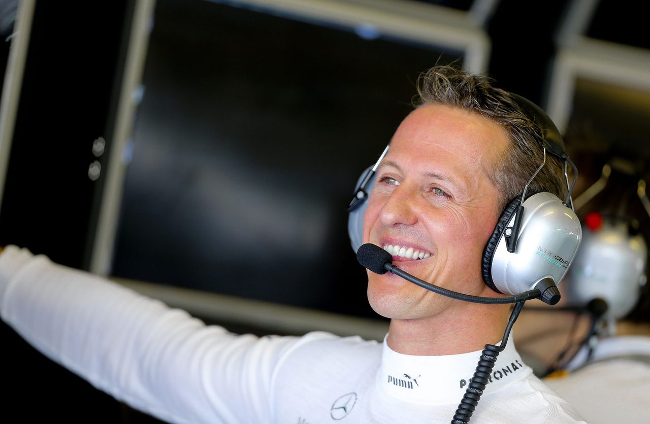 Michael Schumacher in 2012 in Abu Dhabi.