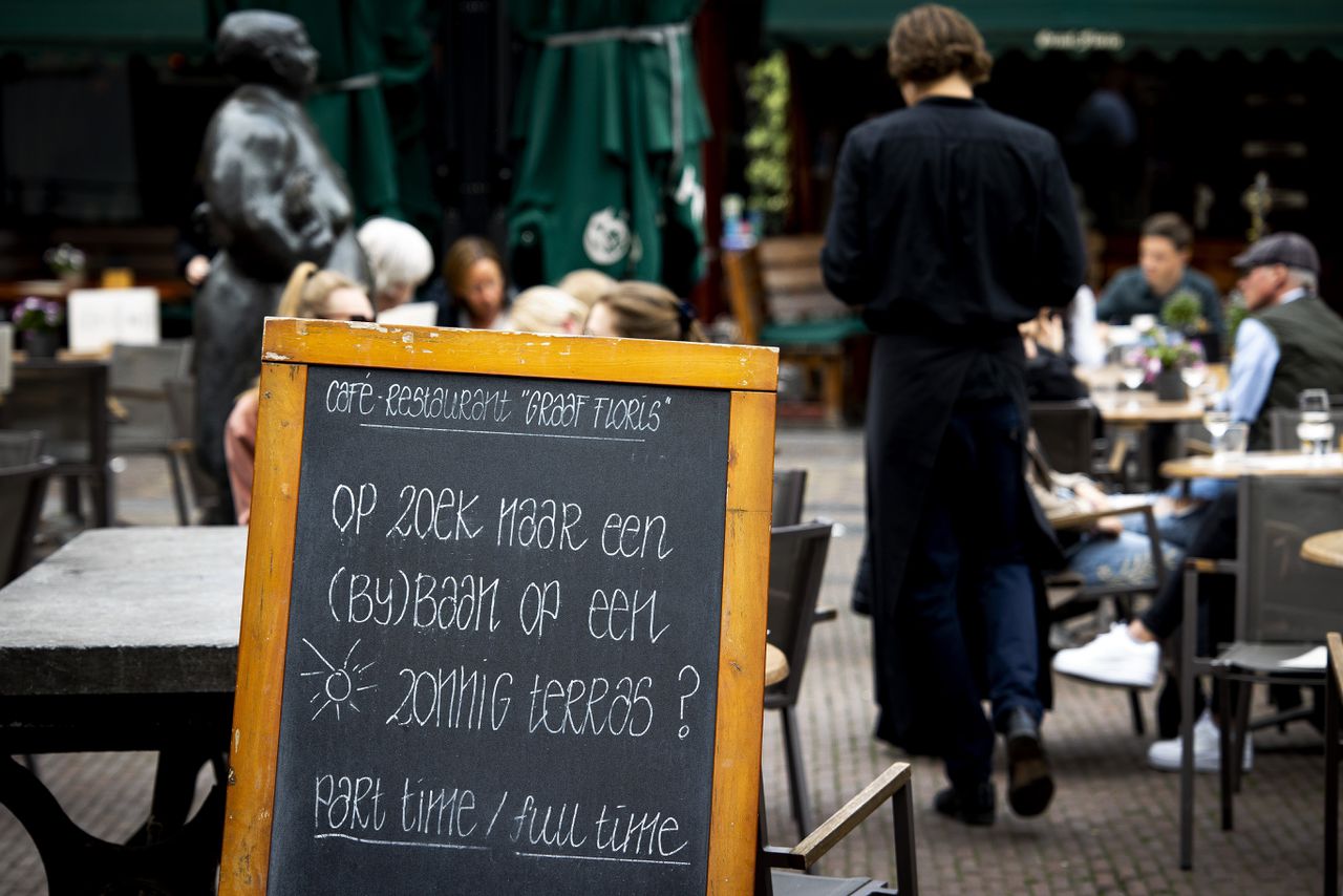 In de horeca stegen de cao-lonen het hardst.