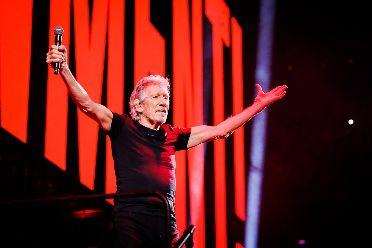 Roger Waters in de Ziggo Dome op 4 april 2023.