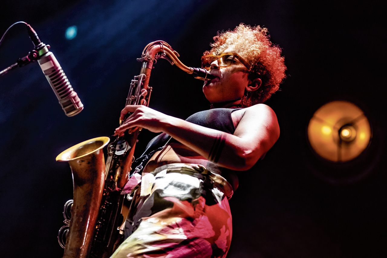 Nubya Garcia op het Transition Jazzfestival in TivoliVredenburg.