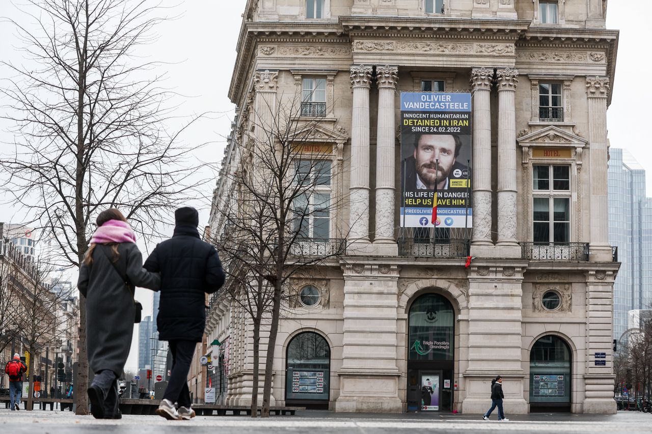 In België werd veelvuldig gedemonstreerd voor vrijlating van Vandecasteele.