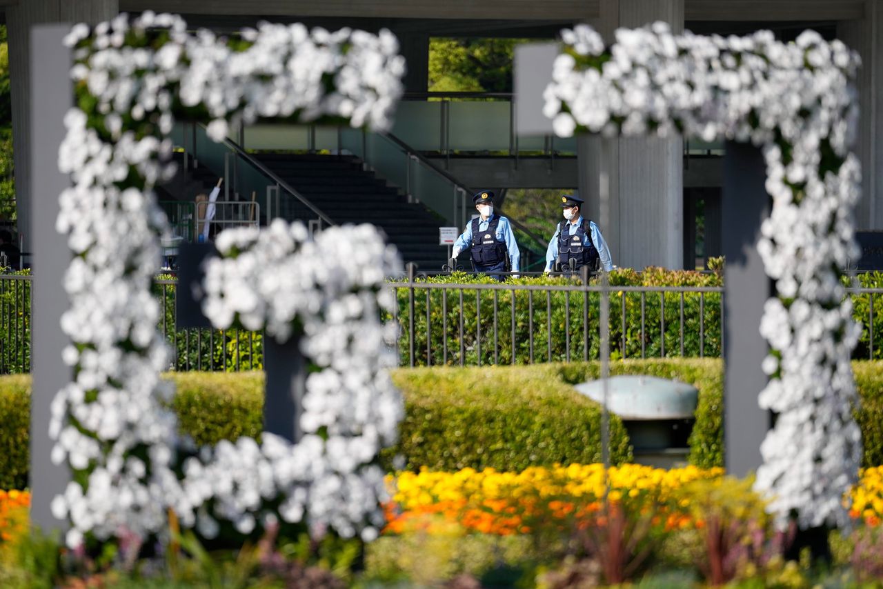 De veiligheidsmaatregelen zijn aangescherpt in het Japanse Hiroshima in de aanloop van de G7-top.