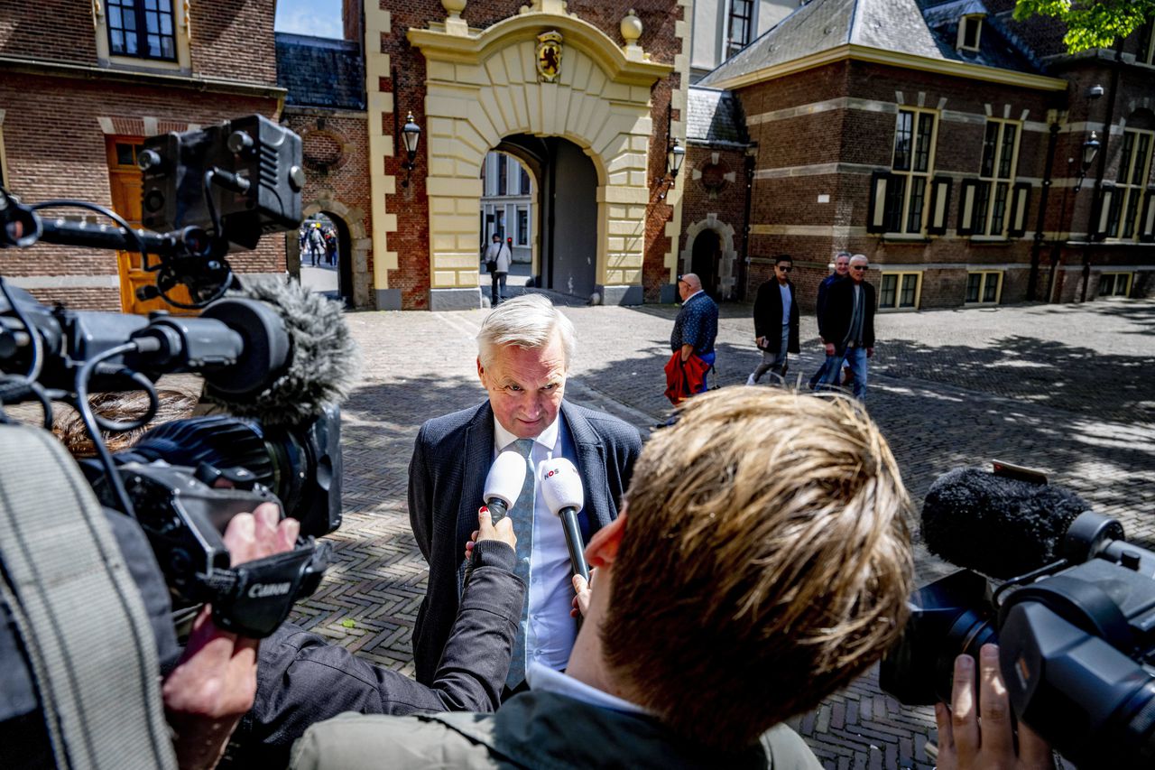 Staatssecretaris Eric van der Burg (Asiel, VVD), vorige week op het Binnenhof in Den Haag.