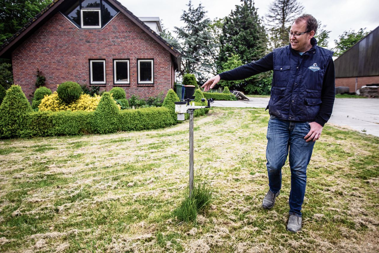 Het weerstation van Jacob Schipper.