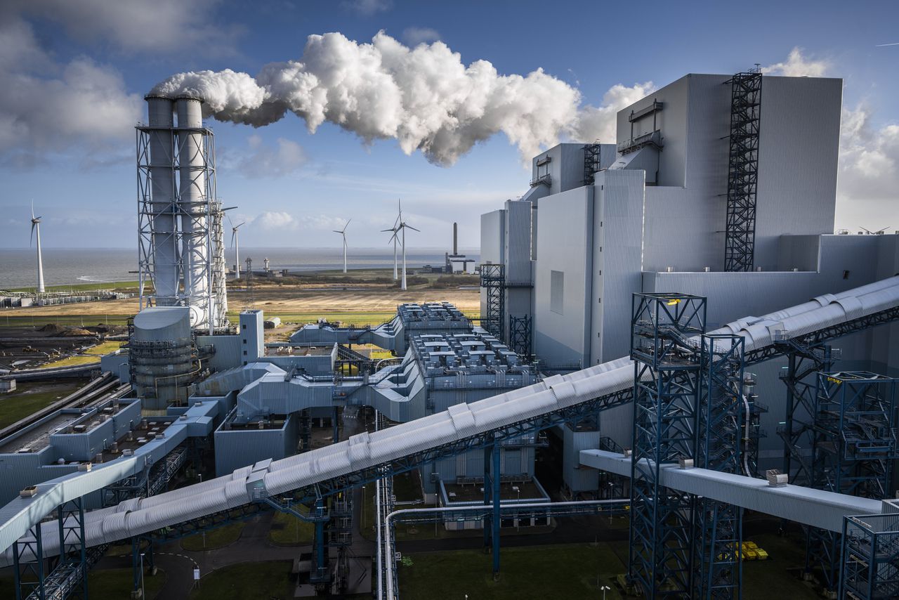 Kolencentrale in Eemshaven.