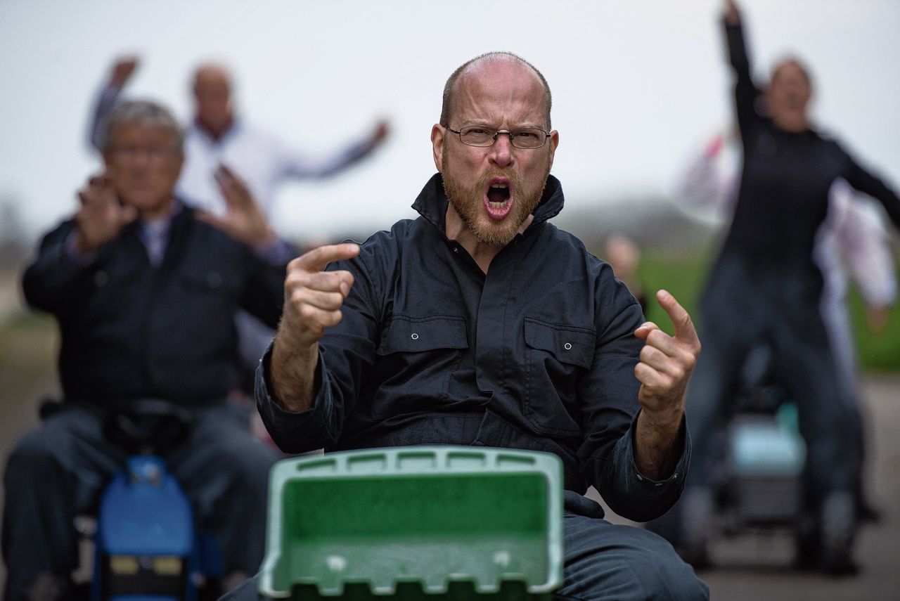 Scènes uit een eerdere aflevering van Iets met Boeren afgelopen april in Molenschot.