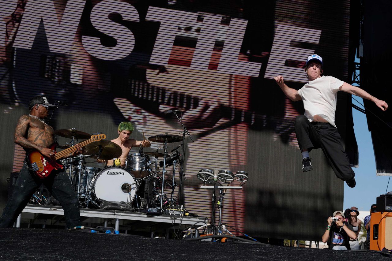 Turnstile tijdens een festival in de Verenigde Staten, in mei.