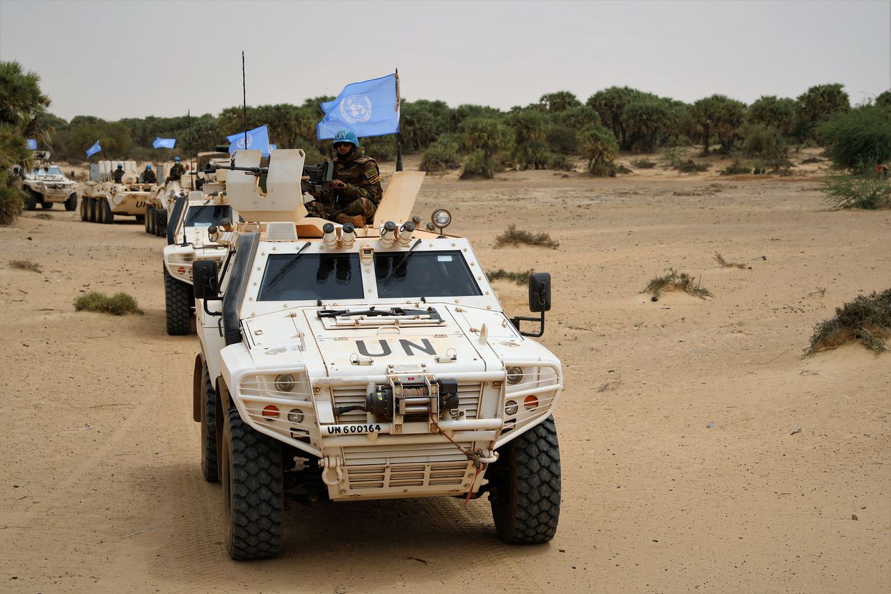 MINUSMA, de VN-vredesmissie in Mali.