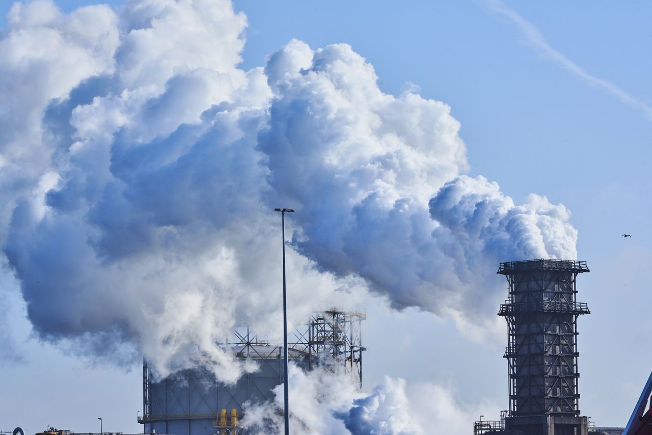 De hoogovens van staalbedrijf Tata Steel.