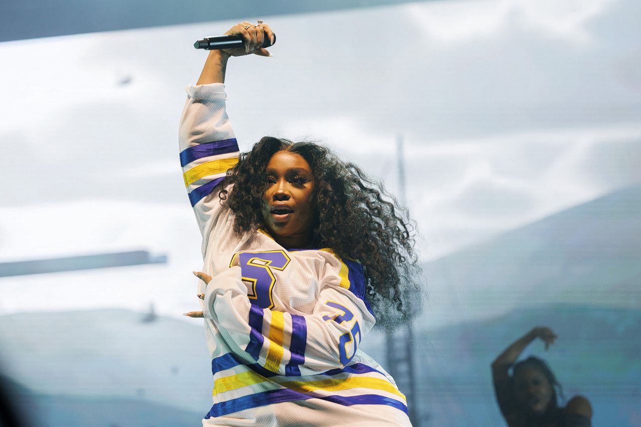 SZA, hier in Chicago in februari, zong in de Ziggo Dome net zo mooi als op de plaat.