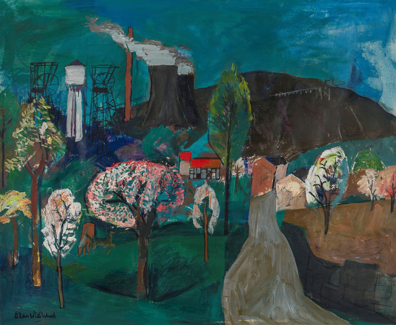 Daan Wildschut, ‘Lente’, 1962. (olieverf op doek)
