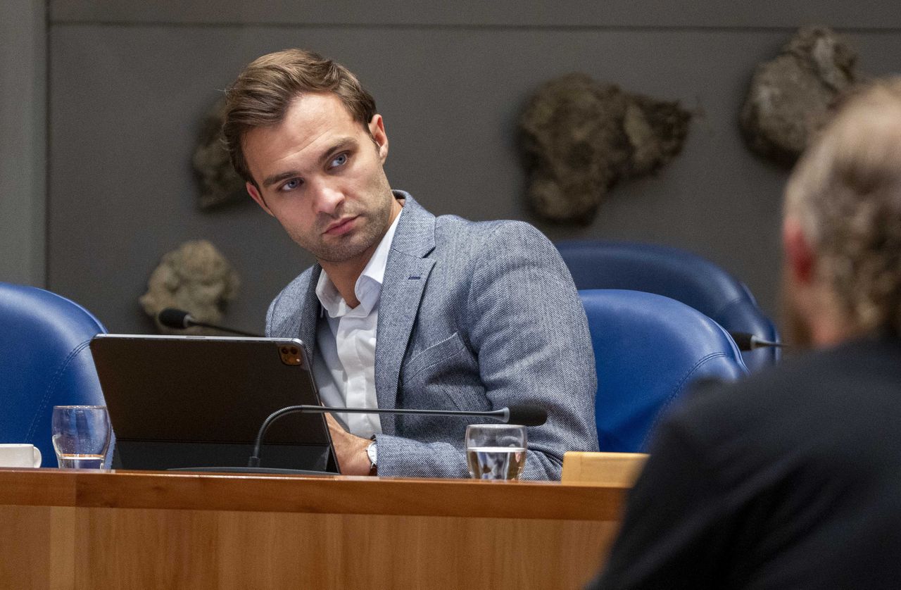 Staatssecretaris Maarten van Ooijen (Zorg, ChristenUnie) dinsdag tijdens het Kamerdebat.