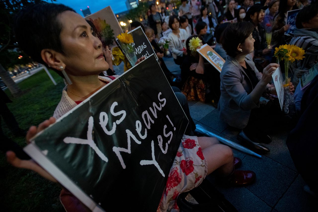 Aan de hervormingen in Japan ging veel maatschappelijk protest vooraf, zoals hier in 2019 in Tokio.